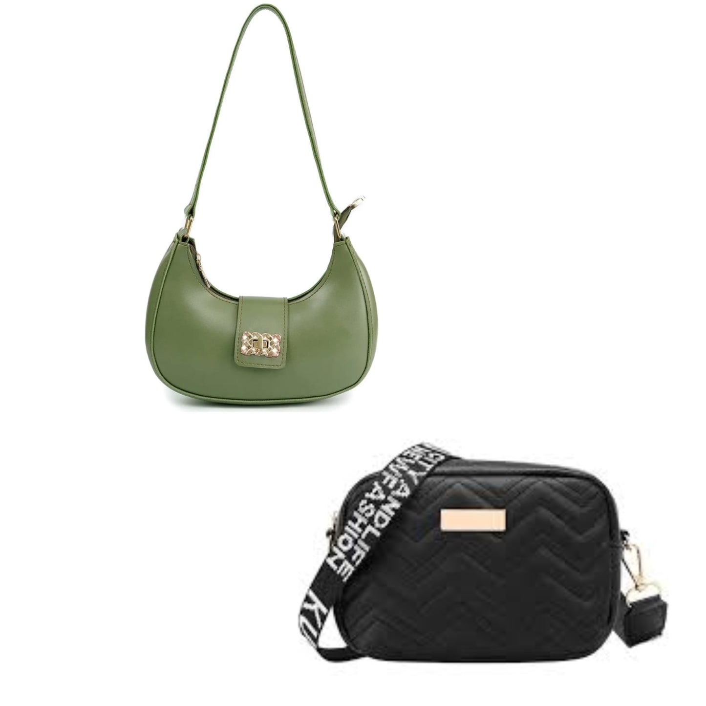 ✨ Exclusive Combo Deal – Moon Bag+ Serrela Crossbody| Save Big on Stylish Essentials