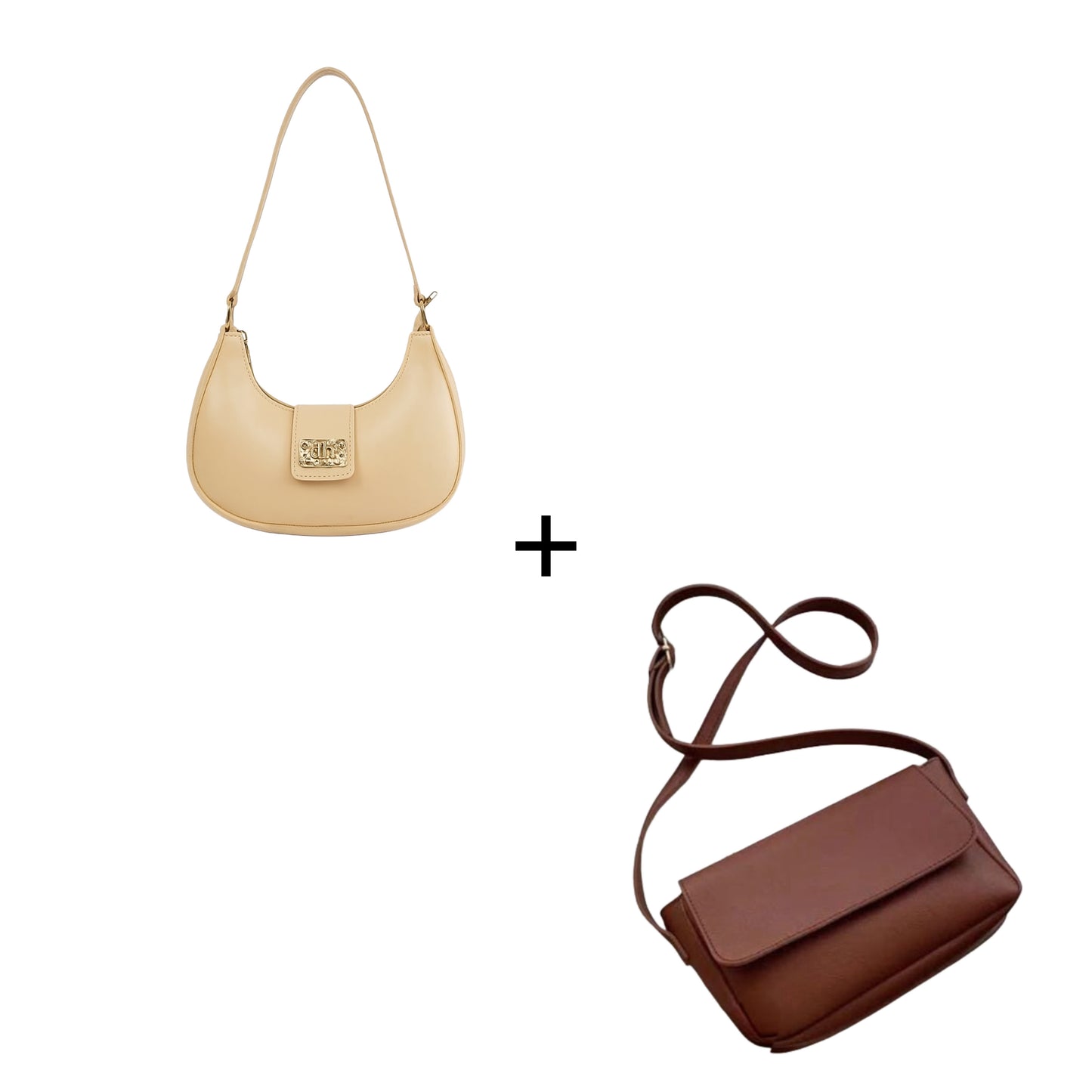 ✨ Exclusive Combo Deal – Moon Bag+ Serrela Crossbody| Save Big on Stylish Essentials